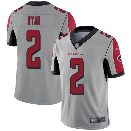Atlanta Falcons Limited Silver Men Matt Ryan Jersey NFL Football #2 Inverted Legend->women nfl jersey->Women Jersey